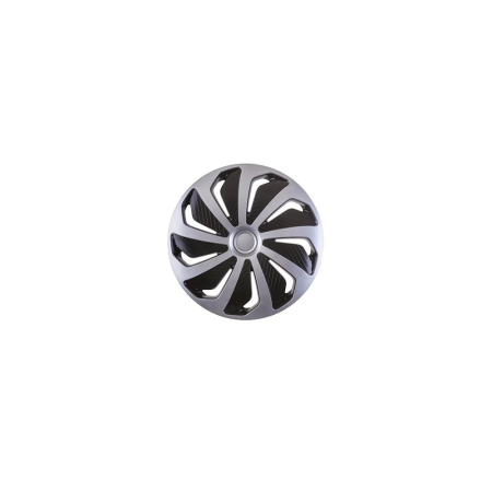 JANTE SI CAPACE - SET CAPACE ROTI 15` WIND SILVER&BLACK