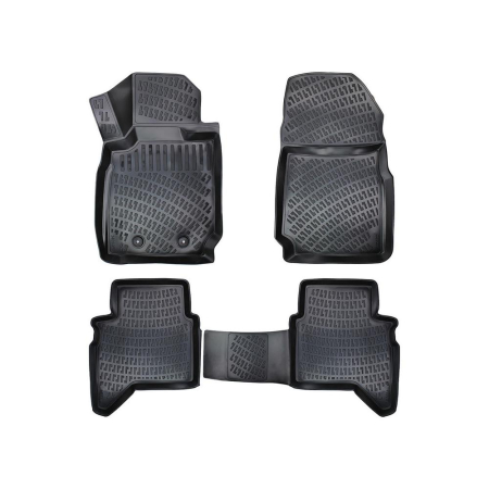 ACCESORII DE INTERIOR - SET COVORASE AUTO CAUCIUC UMBRELLA PENTRU FORD RANGER I / FACELIFT 2011-2015 / 2015-2018