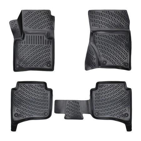 ACCESORII DE INTERIOR - SET COVORASE AUTO CAUCIUC UMBRELLA PENTRU VW TOUAREG II (7P) CLIMA 4 ZONE 2010-2018