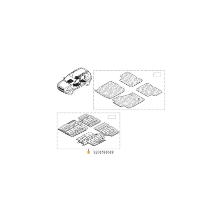 ACCESORII DE INTERIOR - SET COVORASE CAUCIUC