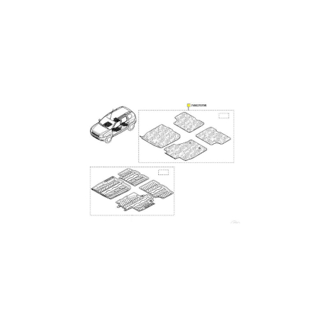 ACCESORII DE INTERIOR - SET COVORASE TEXTIL MADRIGAL 4X2