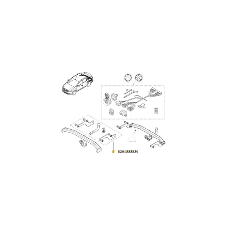 DEFLECTOARE DE AER - SET CUI REMORCARE CU KIT MONTAJ