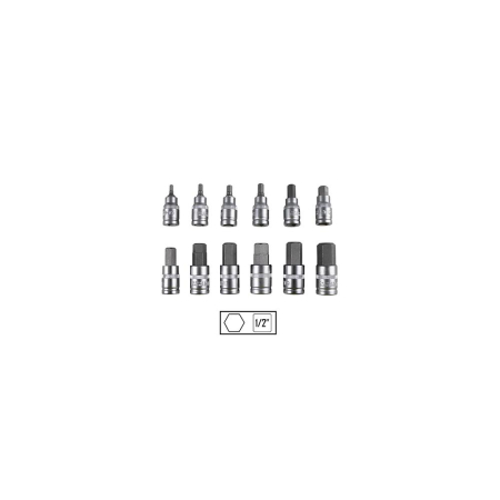 SET DE 12 PIESE 1/2` IMBUSURI HEX. JBM [2]