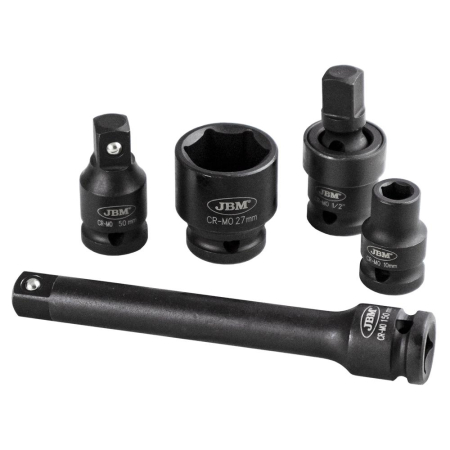 SET DE 14 TUBULARE DE IMPACT SCURTE 1/2` JBM [6]