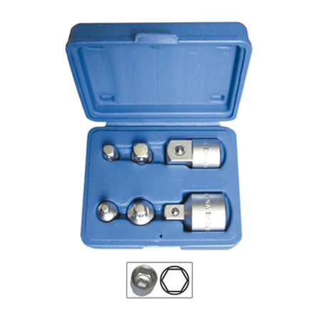SCULE SI ECHIPAMENTE ATELIER - SET DE 6 ADAPTOARE JBM