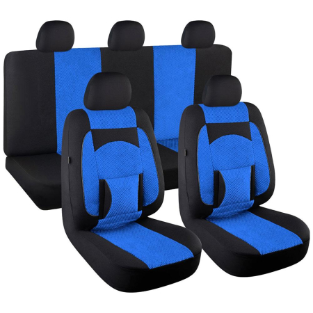 HUSE PENTRU SCAUNE - SET HUSE SCAUN COMFORT ALBASTRU