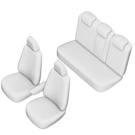 SET HUSE SCAUN FIT UMBRELLA PENTRU VOLKSWAGEN GOLF (2021-) (BANCHETA FRACTIONATA) [5]