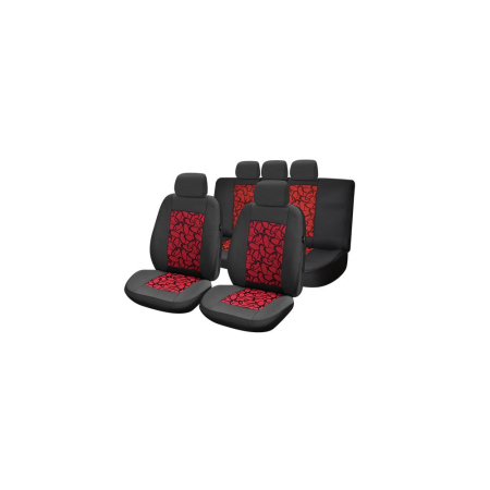 ACCESORII DE INTERIOR - SET HUSE SCAUN LUX - ROSU