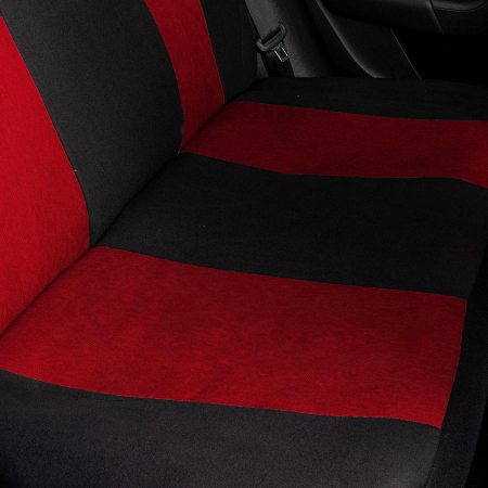 SET HUSE SCAUN NERO ROSU [3]