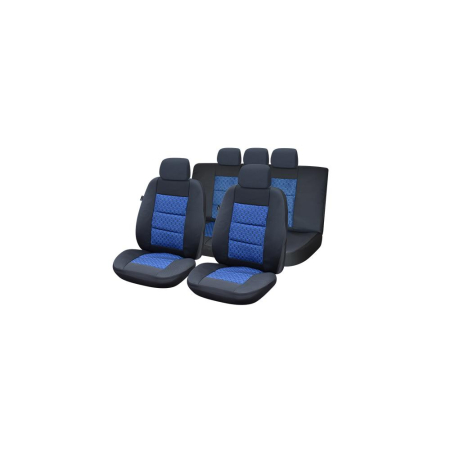 ACCESORII DE INTERIOR - SET HUSE SCAUN PREMIUM LUX - ALBASTRU