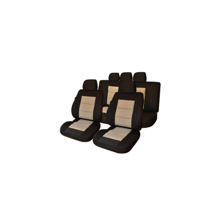 SET HUSE SCAUN PREMIUM LUX NEGRU-BEJ UMB3 [1]