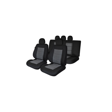 ACCESORII DE INTERIOR - SET HUSE SCAUN PREMIUM LUX NEGRU UMB1