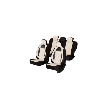 HUSE PENTRU SCAUNE - SET HUSE SCAUN RACING BEJ