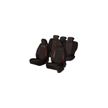 SET HUSE SCAUN RACING NEGRU [1]