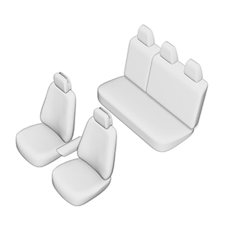 SET HUSE SCAUN UMBRELLA PENTRU BMW X-3 2003-2010 (BANCHETA FRACTIONATA) [1]