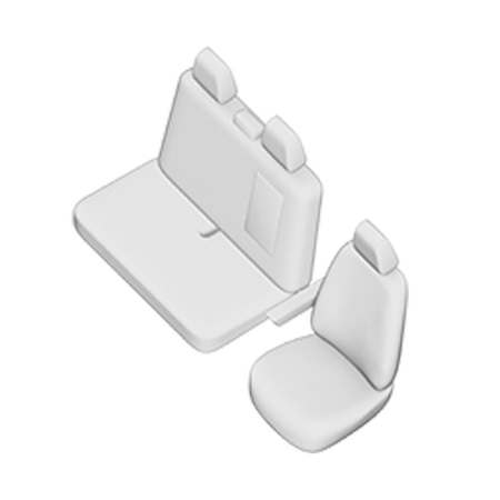 SET HUSE SCAUN UMBRELLA PENTRU CITROEN JUMPER (2+1) 2007- [1]