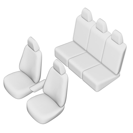 SET HUSE SCAUN UMBRELLA PENTRU VW SHARAN 5 LOCURI 2000-2005 (SCAUNE INDIVIDUALE SPATE) [1]