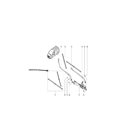 STERGATOARE SI MECANISME ACTIONATE - SET LAMELE STERGATOR PARBRIZ 650/475 MM