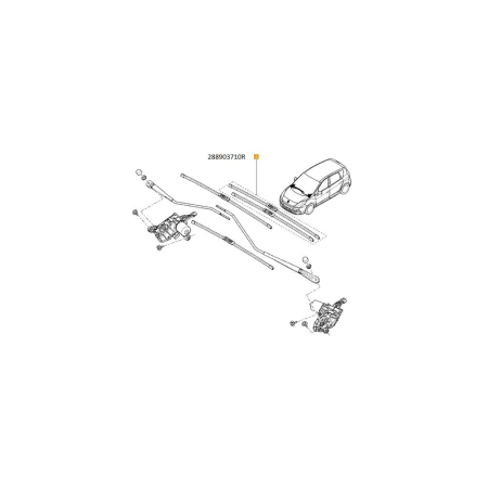 STERGATOARE SI MECANISME ACTIONATE - SET LAMELE STERGATOR PARBRIZ 750/650 MM