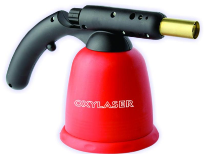 SET LAMPA DE LIPIT OXYLASER CU APRINDERE PIEZOELECTRICA + 3 CARTUSE GAZ 190GR [1]