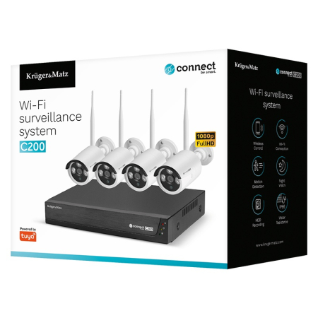 SET NVR SUPRAVEGHERE VIDEO WIFI 4 CAMERE TUYA C200 [9]