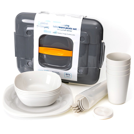 SET PICNIC CAMPING 4 PERSOANE 26 PIESE [2]