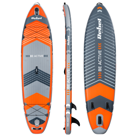 SET PLACA GONFLABILA STAND UP PADDLE SCAUN 335X84X15 CM [6]