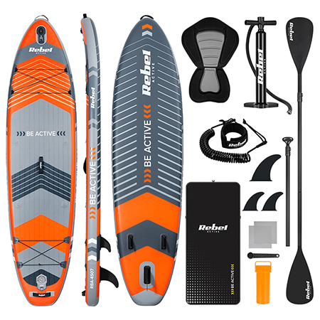 Timp liber - SET PLACA GONFLABILA STAND UP PADDLE SCAUN 335X84X15 CM