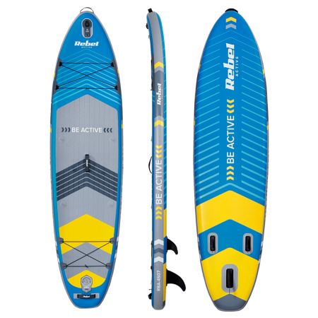 SET PLACA GONFLABILA STAND UP PADDLE SCAUN 335X84X15 CM [6]