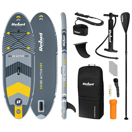 Rebel Active - SET PLACA GONFLABILA STAND UP PADDLE SUP 244X76X10 CM