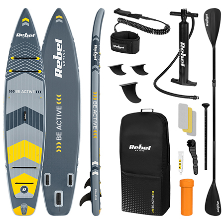 Rebel Active - SET PLACA GONFLABILA STAND UP PADDLE SUP 381X81X15CM