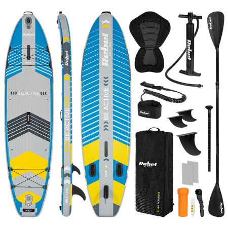 SET PLACA GONFLABILA STAND UP PADDLE SUP PRO REBEL ACTI [1]