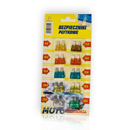 Electrice - SET SIGURANTE AUTO MINI 5A-30A 10BUC