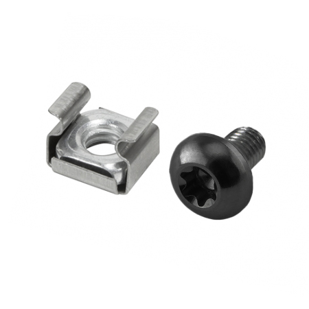 Retelistica & supraveghere - SET SURUB RACK NEGRU CUTIE 100BUC DATEUP