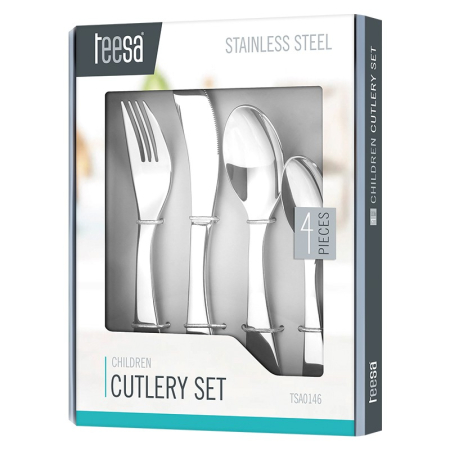 SET TACAMURI INOX COPII 4 PIESE TEESA [3]