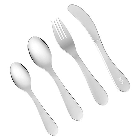 Echipamente Bucătărie - SET TACAMURI INOX COPII 4 PIESE TEESA