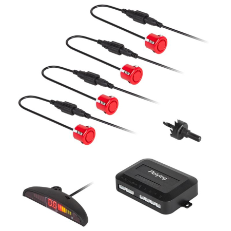 SISTEM PARCARE DISPLAY LED 4 SENZORI ROSII [1]