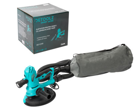 Slefuitor pereti cu aspiratie 750W, 180mm [3]