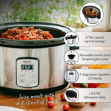SLOW COOKER 4.7L CR 6414 CAMRY [9]