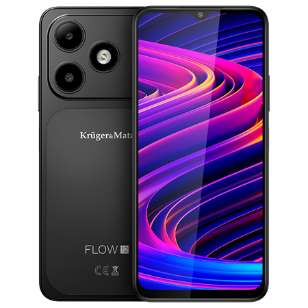 Tablete & telefoane - SMARTPHONE 4GB/64GB FLOW 12 NEGRU KRUGER&MATZ