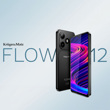 SMARTPHONE 4GB/64GB FLOW 12 NEGRU KRUGER&MATZ [6]