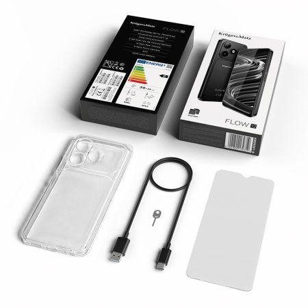 SMARTPHONE 4GB/64GB FLOW 12 NEGRU KRUGER&MATZ [13]