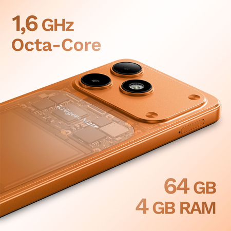SMARTPHONE 4GB/64GB FLOW 12 ORANGE KRUGER&MATZ [14]