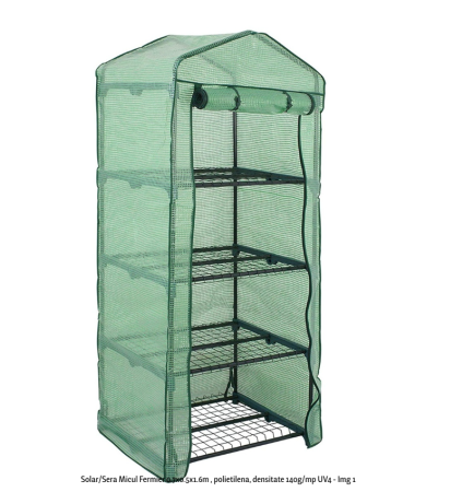Sere și Solarii - Solar/Sera Micul Fermier 0.7x0.5x1.6m , polietilena, densitate 140g/mp UV4
