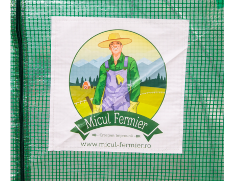 Solar/Sera Micul Fermier 10x4x2.5m , polietilena, densitate 140g/mp UV4 [4]