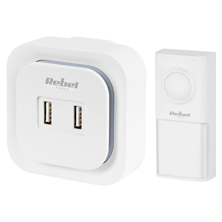 Electrice - SONERIE WIRELESS 2 X USB 36 MELODII REBEL