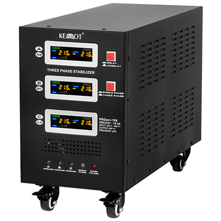Electrice, surse de energie și Iluminat - STABILIZATOR SERVOMOTOR TRIFAZAT 10KVA PROAVR-10K KEMOT