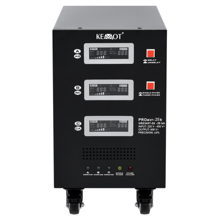 STABILIZATOR SERVOMOTOR TRIFAZAT 25KVA PROAVR-25K KEMOT [4]