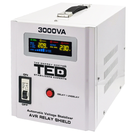 STABILIZATOR TENSIUNE AUTOMAT 3000VA TED ELECTRIC [1]