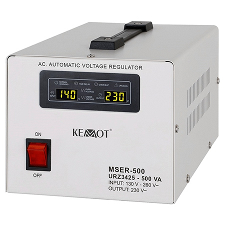 Surse de energie - STABILIZATOR TENSIUNE SERVOMOTOR 500VA KEMOT